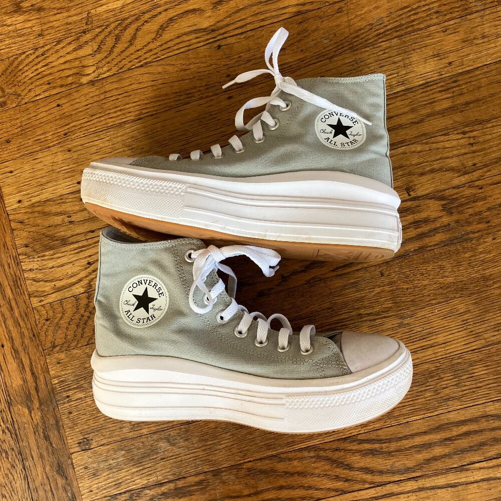 Converse Gray High-Top Sneakers